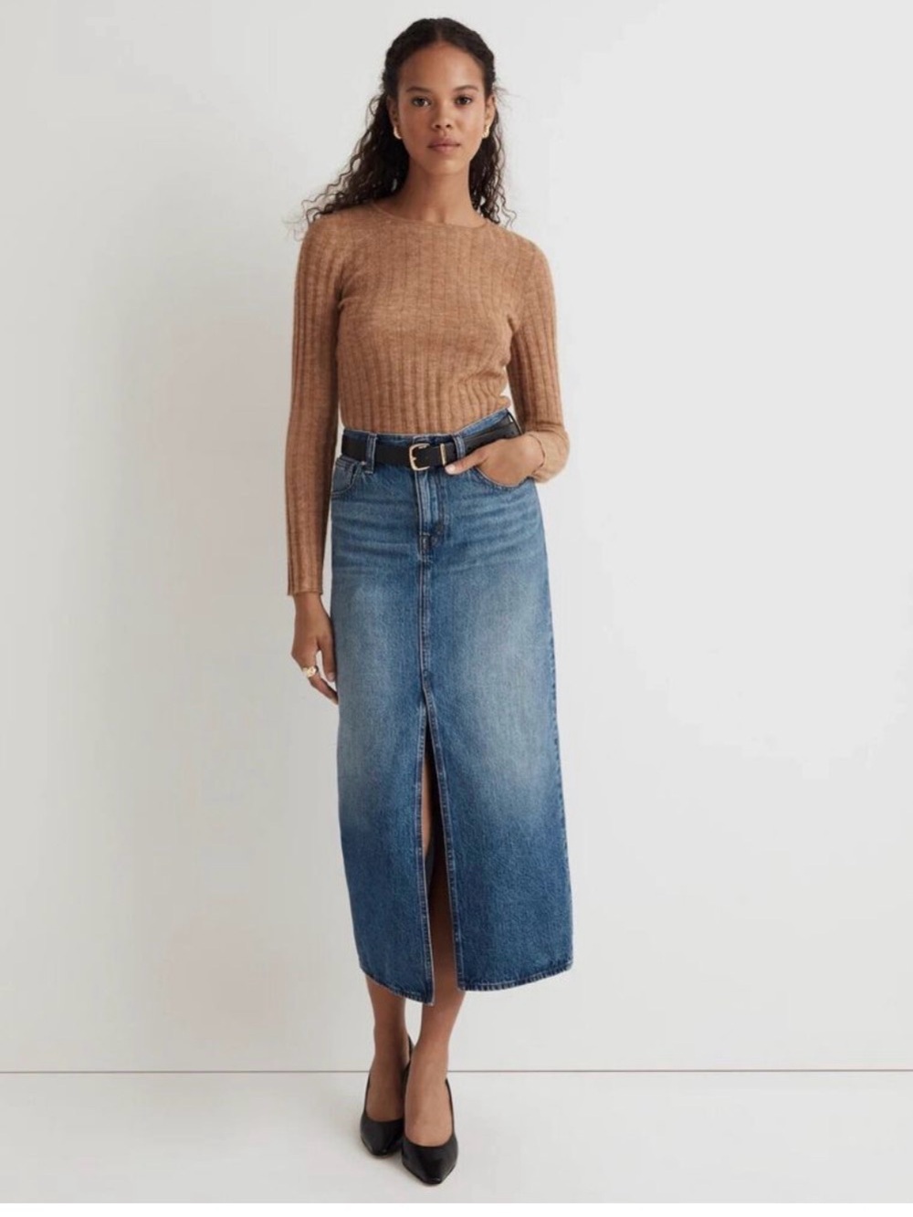 Madewell Denim Maxi Skirt